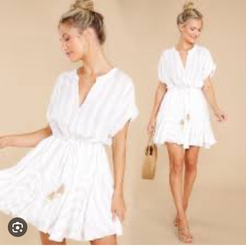 Red Dress Boutique: Welcome to my Dreams White Stripe Dress